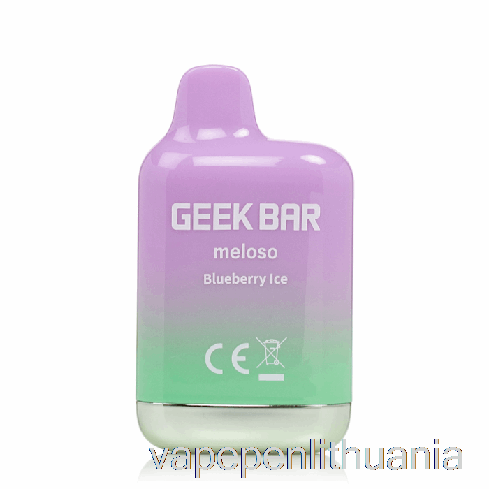 Geek Bar Meloso Mini 1500 Vienkartinis Mėlynių Ledo Vape Skystis